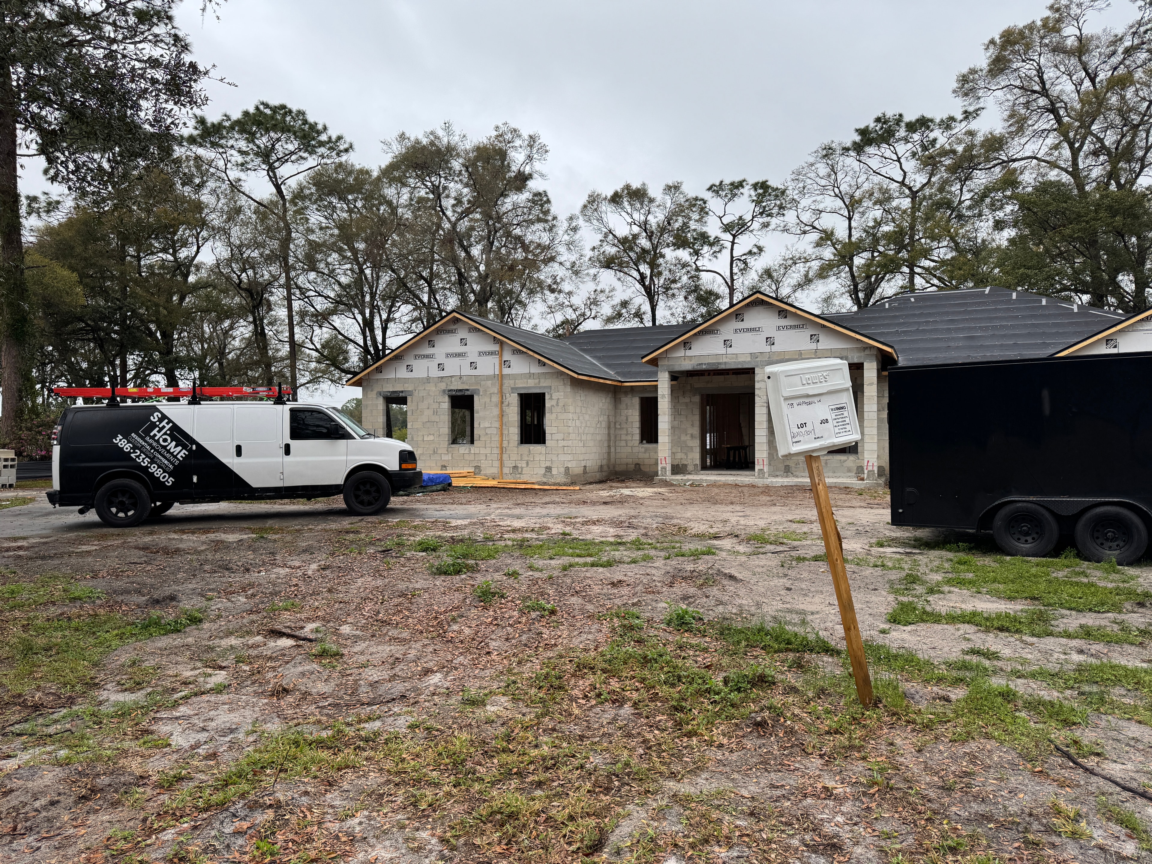 SH Home Improvements team on the DeLand job site
