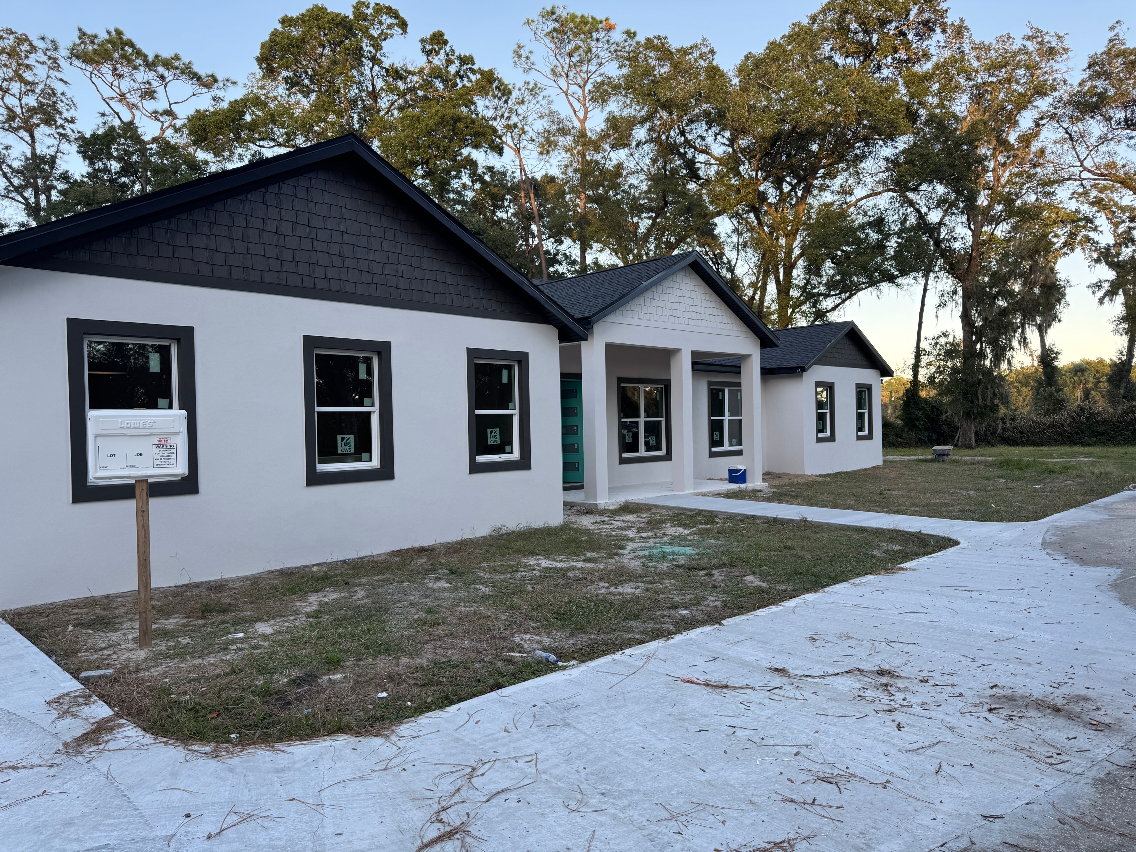 DeLand new construction — exterior progress